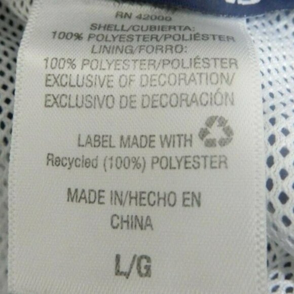 Basic Editions Men's Summer Swimsuit Blue Size L - Picture 3 of 9